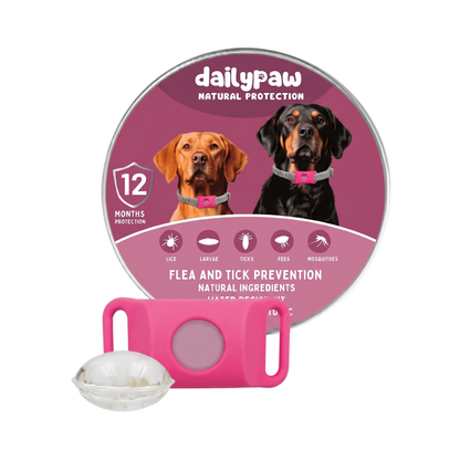 DailyPaw - Natural Flea & Tick Tag for Dogs